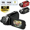 Kameralar HD 1080 P Dijital Video Kamera Kamera LCD 24MP 16X Zoom 2.7 inç TFT Ekran Çekim DVR Kaydedici