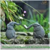 Everyday Collection Lucky Elephant Figurines Fairy Garden Animal Ornaments Home Decor Tafelblad Decoratie Souvenir Crafts 211105
