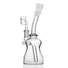 7,5 tum grön svart bärnsten blå mörkgrön vit hookah mini bubbler oljeplattor glas vatten bong 14,4 mm banger