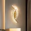 Nordic Led Tüy Kanatları Duvarlar Lamba Tasarımcı Oturma Odası Arka Plan Duvar Lambaları Yatak Odası Başucu Aydınlatma Ev Dekor Işıkları