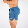 Marka Summer Fitness Męska Mesh Oddychająca Plaża Spodenki Mężczyźni Elastyczne Szybkie Suche Spodnie Cienkie Siłownie Joggers Mężczyzna 210713