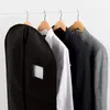 衣料品収納ワードローブ3パック衣服バッグカバーと旅行39.4インチ - 再利用可能なスーツバッグシャツコートドレスジャケットダストカバープロテス