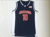 24 Andre Iguodala 10 MikeBibbyアリゾナワイルドキャッツヴィンテージスローバックバスケットボールジャージの刺繍縫い