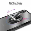 Magnetic Rotabl Mobile Holder Stand för iPhone Samsung Car Metal Finger Ring Phone Stand5029627