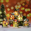 Cordes modèle jouer anniversaire LED Miniature maison de poupée bricolage décoration de noël lumière Thanksgiving cadeau maison fée lumières chambre décor