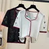 Kobiety V-Neck Knitted Casual Hollow Out Short Swetry Cardigans Lady Knitting Cienkie Summer Serdigan Outwear Crop Top Female 210604