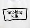 T-shirts pour hommes # fr2 T-shirt imprimé lettre non fumeur Fr2 classique tue les lapins deux t-shirt 4 KE7O