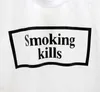 남자 티셔츠 #FR2 No Smoking Letter Print T-Shirt FR2 Classic Kills Rabbits Two T 셔츠 6 W3Z6