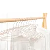 15 Colours Metal Anti-slip Clothes Hangers Adult Hanger Durable Household Suit Coat Closet Display Lingerie Bra No Trace Clothing Racks JY0332