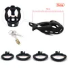 NXY Cockrings Curved Male Cobra Chastity Device Kit Sex Toys For Men Cock Cage Penis Ring Plastic holy trainer BDSM Adult Games Shop 1124
