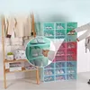 Storage Boxes & Bins 1piece Shoe Box Shoes Artifact Transparent Plastic Japan Flip Drawer A