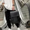 Backpack Men's Large Capacity Male Bag Business Causal Laptop Bags Soft PU Leather Waterprof Mens Schoolbag Travel Rucksack