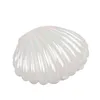 Goud shell vorm bruiloft snoep doos plastic gift gunst houder dozen verjaardag kerstfeest zilver wit roze decor levert