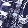 Paisleyプリントシャツ男性夏カジュアルメンズアロハシャツビーチホリデーハワイアンカミサスパッチワーク通気性ケミェーズHomme 210524