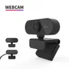 Awapow Webcam 1080p Full HD-webbkamera med mikrofon Roterbar PC-dator Youtube Video Call Conference USB 4K-kamera