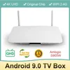 Leadcool Q1404 QHD dekoder S905W czterordzeniowy Android 9.0 TV, pudełko 1G 8G odtwarzacz multimedialny 2G 16G Smart TV, pudełko 4K wsparcie 2.4G WIFI