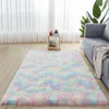 Carpets Home Furnishing Plush Carpet Living Room Decoration Fluffy Thicken Bedroom Non-slip Floor Deck Chair Solid