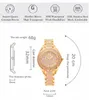 Wristwatches BS -sale Watch Waterproof Imported Movement High-end Custom Full Diamond Female FA0917L