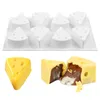 High Quality 8 Even Cheese Mold Silicone Cake Mould For Decorating DIY Baking Tools French Dessert Mousse Molds