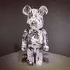 Bearbrick Yapı Taşları Şiddet Ayı 1000% van Gogh Kiraz Çiçeği 70 cm Elli Oturma Odası Zemin Süsler Hediyeler 70 cm