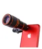 Obiettivo del telefono cellulare 8X 12X 20x Zoom Obiettivo macro per smartphone Obiettivo della fotocamera Fisheye per iPhone Xiaomi Accessori del telefono4844139