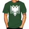 Trendige Herren-T-Shirts, Albanien, personalisierte Baumwollkleidung, süßer einfacher Stil, Frühling, Neuheit, Tops, lässige Kurzarm-T-Shirts, Shir281j