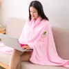 Cold Office Blanket Gullig stil bil Varmt kläder Blanket Fashion Confart Bedding Multifunction NightTime Get Up Blanket F0299 210420