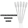 Pipettes Pasteur jetables en plastique, fournitures de laboratoire, compte-gouttes de transfert en polyéthylène 1ml/2ml/3ml/5ml, 100 pièces, pour l'éducation scolaire