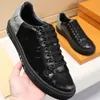 Topkwaliteit luxe designer schoenen casual sneakers ademend kalfskin met bloemen verfraaide rubberen buitenzool erg leuk MKJL00005