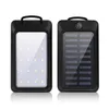 20000mAh Solar Power Bank 2 USB-poortlader Externe back-upbatterij met doos voor Samsung mobiele telefoon