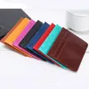 PU Läder ID Korthållare Candy Color Bank Kreditkort Väskor Multi Slot Slim Card Case Wallet Kvinnor Män Visitkort Skydd