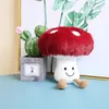 Décorations intérieures 16cm créatif mignon petit champignon jouets en peluche légumes farcis poupée douce jouet enfants enfant bébé kawaii cadeau 4791419