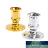 2 pcs Plated Candlestick Votive Candles Holder For Candles Fake Tapers Christmas Party Decoration For Wedding Silver/Gold Factory price expert design Quality