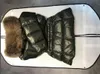 Kvinnor 100% Big Real Fox Fur Hooded Down Coat Thick Warm Double Zipper Jacket Waterproof Parkas Black Yellow Green Color Size 1234