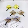 2021 Kinderen zonnebrillen jongens meisjes diamant persoonlijkheid casual zonnebril mode sunblock kinderen strand adumbrale bril s1018