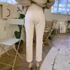 Elegante formale hohe Taille Harem Cordhose Frauen weiße Böden OL solide Vintage Mode Anzug Hose weiblich 210421