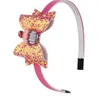 Ragazza Baby Rainbow Unicorn Accessori per fascia per paillettes Fruit Bowknot Capelli Bastoncini Cartoon Shining Bow