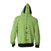 애니메이션 침략자 Zim Hoodie Robot Gir Cosplay 의상 캐주얼 지퍼 자켓 Sweatshirs Y0903