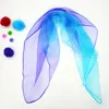 Small Square Handkerchief Solid Color Dance Show scarve New Candy-colored Windproof Women Silk scarf T2I52062