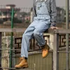 Jeans masculinos 2022 designer feminino moda retro calças coreanas hip hop casual enorme macacão casal
