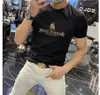Stacja europejska 2021 T-shirty męskie Summer Nowy krótko-śluzowy koszulka Mężczyźni Tide marka samokultowa