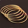Bijoux en plaque d'or de haute qualité en acier inoxydable 316l, marque de luxe, élégant, rond, 5 pièces/ensemble, Bracelet pour femmes