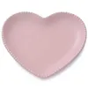 Frosted Ceramic Tableware Breakfast Plate Love Heart Dish Shaped Bowl Couple Creative Dessert plates hollowware 210928