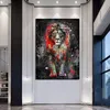 Wall Stickers Abstract Lions Oil Paintings Modern Colorful Animals Posters And Prints Art