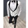 Costumes pour hommes Blazers Gilets de marié pour mariage Costume d'affaires noir Slim Fit Mens Vest Italian Formal Party Dress Groomsmen Sweater Shirt Wais