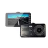 Dash Cam Dual Lens Full Hd 1080p 4" Ips Car Dvr Telecamera per veicoli Videoregistratore per visione notturna anteriore + posteriore Sensore G Modalità parcheggio Wdr Nuovo arrivo auto