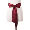 pink satin sashes