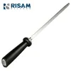 Risamsha Redonda Sharpener Haste Haste Sharpening Tool Diamante Faca de Cozinha Aço Magnético Clever RR003 210615