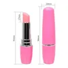 NXY Sex Eggs Vrouwelijke Masturbatie Lippenstift Mini Wibrator Inntieme Speed ​​Bullet G-Spot Clitoris Stimulatie Masaż Wearable Toy Voor Vrouwen 1215