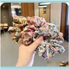 Narzędzia Produkty1PC Moda Flower Wiosna Lato Kobiety Dziewczyny Elastyczna Opaska Hairband Opaska Okrągły Słodkie Vintage Hair Aessories Scrunchies Dla Wom